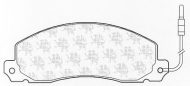 Комплект тормозных колодок QH Benelux BP371
