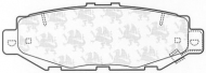 Комплект тормозных колодок QH Benelux BP1169
