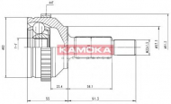 Шарнирный комплект KAMOKA 6714