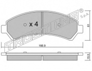 Комплект тормозных колодок TRUSTING 737.0