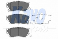 Комплект тормозных колодок KAVO PARTS KBP-6504