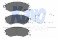 Комплект тормозных колодок KAVO PARTS KBP-6527