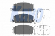 Комплект тормозных колодок KAVO PARTS KBP-8006