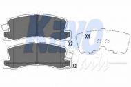Комплект тормозных колодок KAVO PARTS KBP-9058