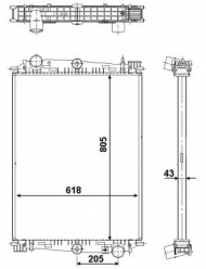 Теплообменник NRF 519585