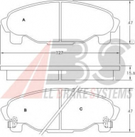 Комплект тормозных колодок A.B.S. 36869 OE