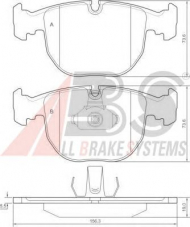 Комплект тормозных колодок A.B.S. 36961 OE