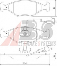 Комплект тормозных колодок A.B.S. 37121