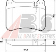Комплект тормозных колодок A.B.S. 37506