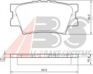 Комплект тормозных колодок A.B.S. 37545