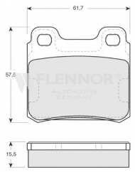 Комплект тормозных колодок FLENNOR FB210177