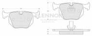 Комплект тормозных колодок FLENNOR FB210344