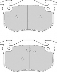 Комплект тормозных колодок NECTO FD6373A
