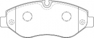 Комплект тормозных колодок NECTO FD7581V