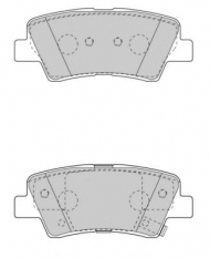 Комплект тормозных колодок NECTO FD7531A