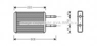 Теплообменник AVA QUALITY COOLING FD6353