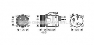Компрессор AVA QUALITY COOLING VWAK303