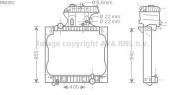 Теплообменник AVA QUALITY COOLING MN2052