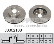 Тормозной диск NIPPARTS J3302108