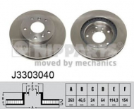 Тормозной диск NIPPARTS J3303040