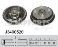 Тормозный барабан NIPPARTS J3400520