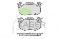 Комплект тормозных колодок KAGER 35-0145