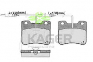 Комплект тормозных колодок KAGER 35-0170