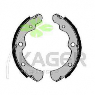Комлект тормозных накладок KAGER 34-0435