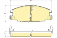 Комплект тормозных колодок GIRLING 6108709