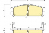 Комплект тормозных колодок GIRLING 6109909