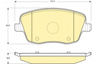 Комплект тормозных колодок GIRLING 6114141