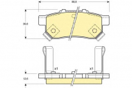Комплект тормозных колодок GIRLING 6131609