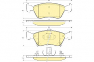 Комплект тормозных колодок GIRLING 6131632