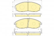 Комплект тормозных колодок GIRLING 6132019