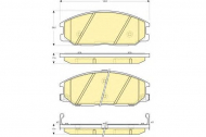 Комплект тормозных колодок GIRLING 6132979