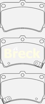 Комплект тормозных колодок BRECK 21654 00 702 10