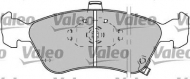 Комплект тормозных колодок VALEO 597304