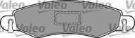Комплект тормозных колодок VALEO 597336