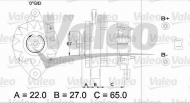Генератор VALEO 433448