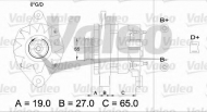 Генератор VALEO 433449