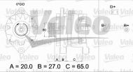 Генератор VALEO 436255