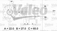 Генератор VALEO 436313