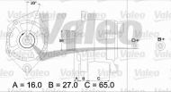 Генератор VALEO 436346