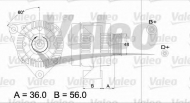 Генератор VALEO 436451