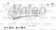 Генератор VALEO 436643