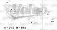 Генератор VALEO 436667