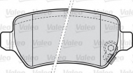 Комплект тормозных колодок VALEO 598584