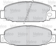Комплект тормозных колодок VALEO 598590
