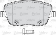 Комплект тормозных колодок VALEO 598667