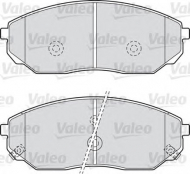 Комплект тормозных колодок VALEO 598654